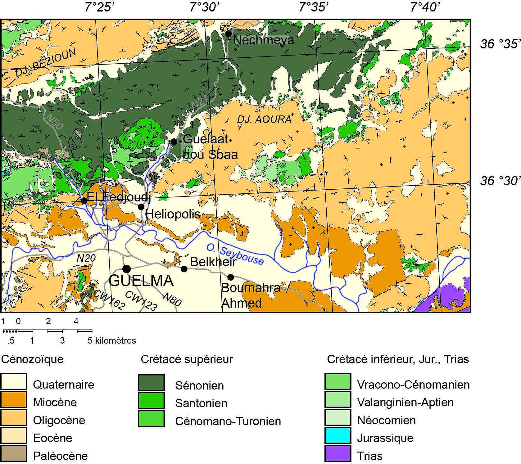 Carte geol guelma 09032020